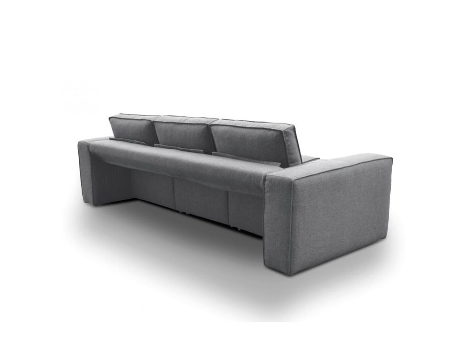 2- oder 3-Sitzer-Sofa mit ausziehbaren Sitzen aus Stoff Made in Italy - Alis