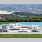 2-Sitzer-Outdoor-Sofa mit gepolstertem Sitz Made in Italy - Planter Viadurini