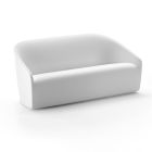 2-Sitzer-Sofa für den Außenbereich aus farbigem Polyethylen Made in Italy - Juli Viadurini