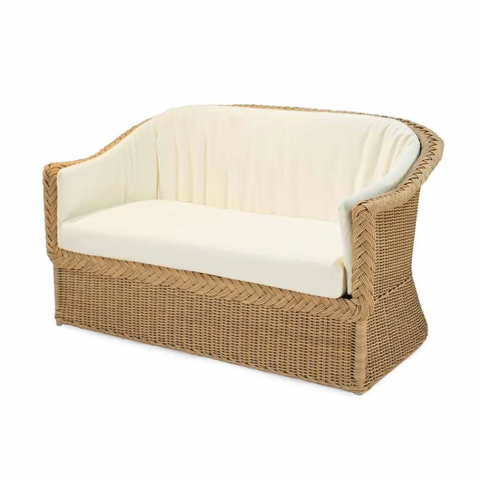 2er-Sofa aus Polyethylen Gartenhandgefertigt Jonny Viadurini