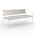 2-Sitzer-Sofa für den Garten mit Kissen inklusive Made in Italy - Prato