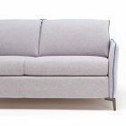 Sofa 3-Sitzer Design L.185cm Stoff / Kunstleder in Italien Erica Viadurini