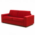 Dreisitzer-Sofa maxi modernes Design aus Kunstleder/Stoff Mora
