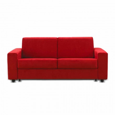 2-Sitzer-Sofa modernes Design Kunstleder / Stoff in Italien Mora Viadurini