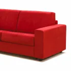 2-Sitzer-Sofa maxi moderne Kunstleder / Stoff in Italien Mora Viadurini