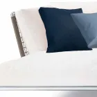 Modernes Design Outdoor-Ecksofa in Taubengrau oder Weiß - Ontario3 Viadurini