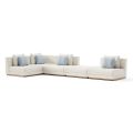Modulares Gartensofa aus Stoff Made in Italy - Rubik