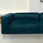 Sofa mit Innenhalbinsel aus expandiertem Polyurethan - Buffo Viadurini