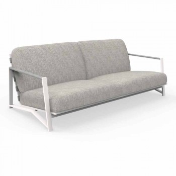 2-Sitzer-Sofa im Freien aus Aluminium und Stoff - Cottage Luxury von Talenti