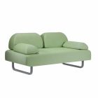 2-Sitzer-Outdoor-Sofa aus Stoff und Metall Made in Italy Design - Selia Viadurini