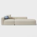Modulares Outdoor-Sofa aus marineblauem Sperrholz Made in Italy - Bahias