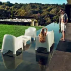 Modernes Design Outdoor Sofa Solid von Vondom aus Polypropylen Viadurini