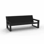 Frame by Vondom Outdoor-Sofa, aus Polyethylenharz, Design Viadurini