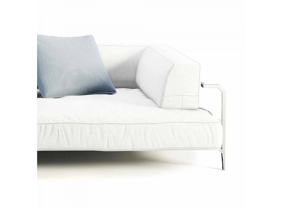 Outdoor-Sofa gepolstert in modernem Design Stoff Made in Italy - Arkansas Viadurini