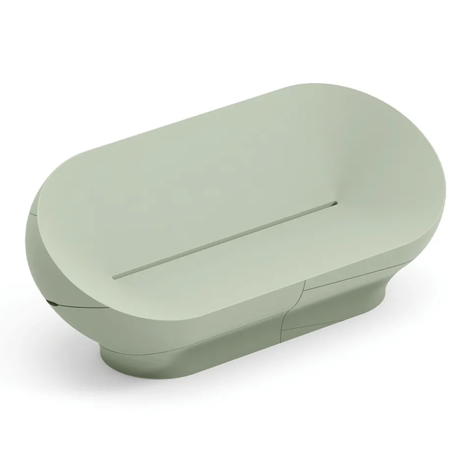 Gartensofa aus Polyethylen, erhältlich in verschiedenen Farben - Handtuch Viadurini