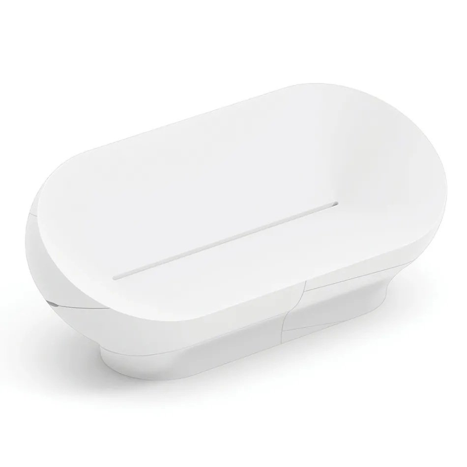 Gartensofa aus Polyethylen, erhältlich in verschiedenen Farben - Handtuch Viadurini