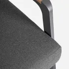 Outdoor-Sofa aus Stoff mit Aluminiumstruktur, Homemotion - Cara Viadurini
