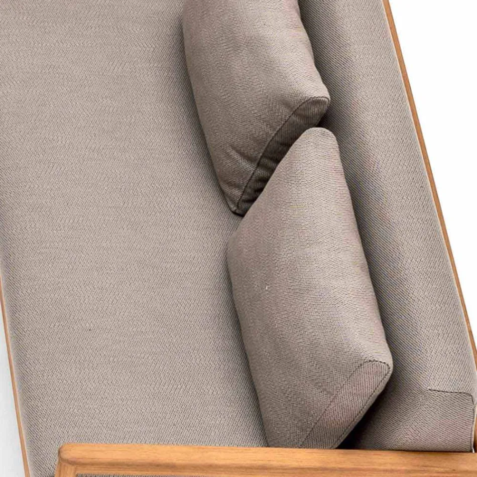 Modernes Varaschin Bali Außensofa mit gepolsterten Kissen Viadurini