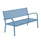 2-Sitzer Gartensofa mit Stahlgestell Made in Italy - Nilda Viadurini