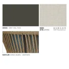 2-Sitzer Gartensofa aus Aluminium mit Geflecht - Cricket von Varaschin Viadurini