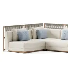 Modulares Gartensofa Made in Italy - Rubik Viadurini