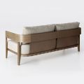 Gartensofa aus Teakholz und Stoff Made in Italy - Briga