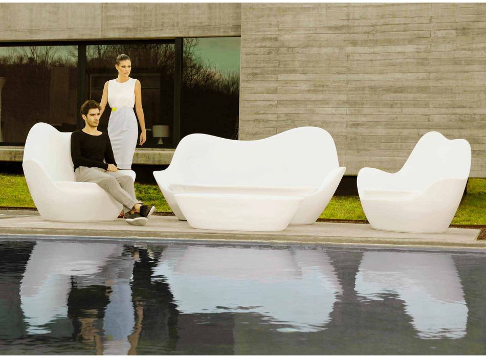 Modernes Gartensofa aus Polyethylen Sabinas von Vondom Viadurini