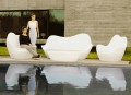 Modernes Outdoor-Sofa Sabinas von Vondom aus Polyethylen