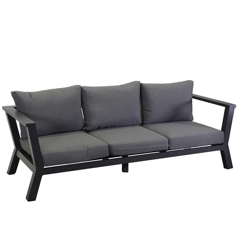 Gartensofa aus Aluminium - Pastellfarben Viadurini