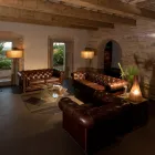 2- oder 3-Sitzer-Wohnzimmersofa aus Vintage-Leder mit gealterter Wirkung - Stempel Viadurini