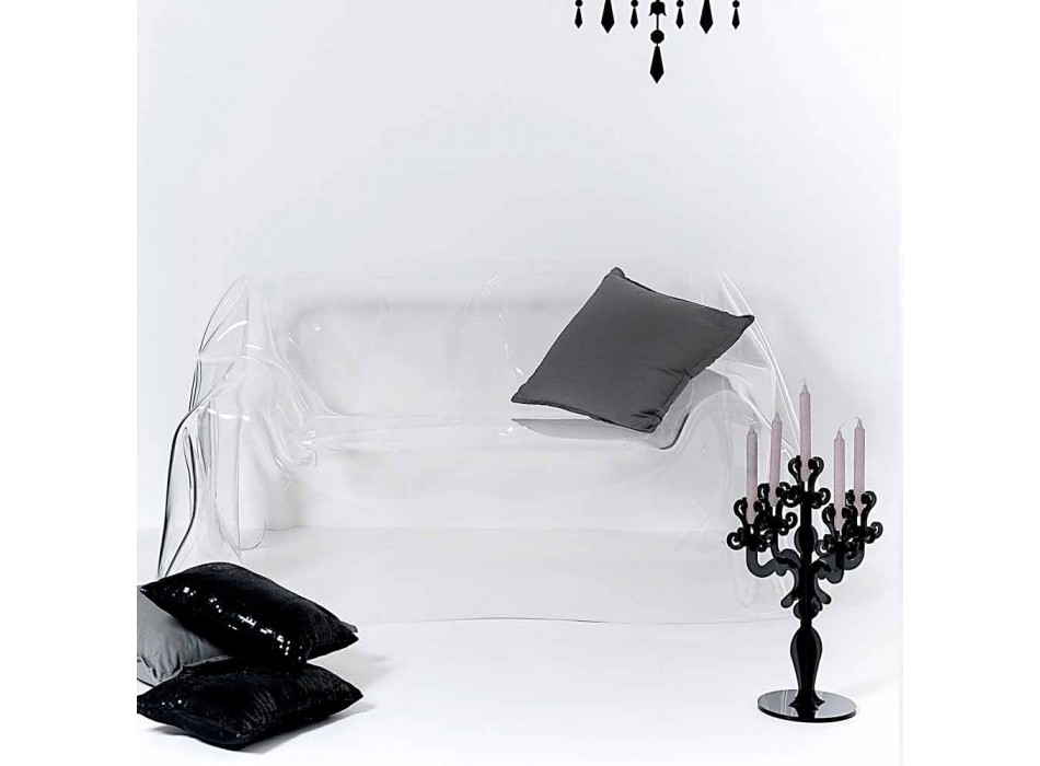 Modernes Design-Sofa aus transparentem Plexiglas von Jolly, hergestellt in Italien Viadurini