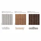 Sofa Insel mit Hector entspannende Gärten Weben von Hand, modernes Design Viadurini