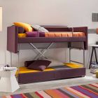 Design Etagenbett Sofa bezogen in Made in Italy Stoff - Gretel Viadurini