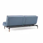 Einstellbare blaue Sofa in 3 Positionen Bett Dublexo Viadurini