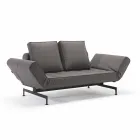 Ghia von Innovation Design Schlafsofa in gepolstertem Stoff Viadurini