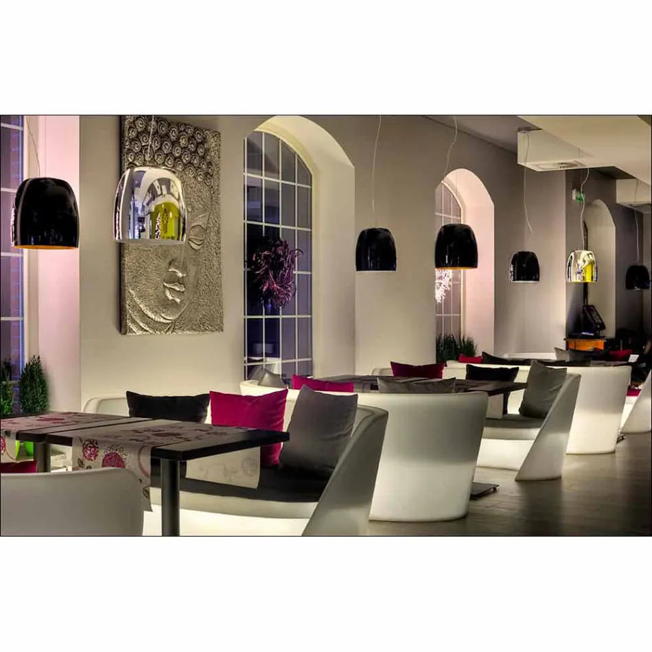 Innen aus Polyäthylen hergestelltes Polyäthylen-Sofa "Slide Rap" Viadurini