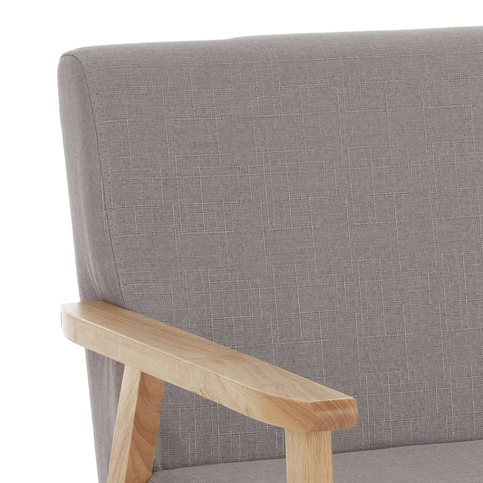 Sofa aus massivem Kiefernholz – Xenon Viadurini