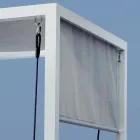 Aufgehängte Gartenschaukel aus lackiertem Aluminium - Broccard Viadurini