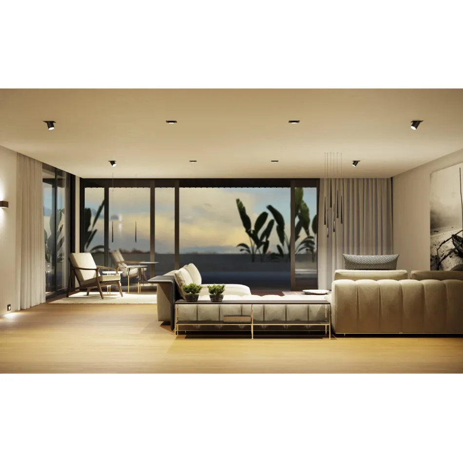 Fotoprojektor Led Deckeneinbauleuchte für Innenräume aus Aluminium - Etruscan Viadurini