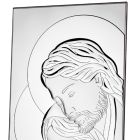 Heilige Familie Silber Icon Vertikaler Tisch Design 2 Größen - Famisca Viadurini