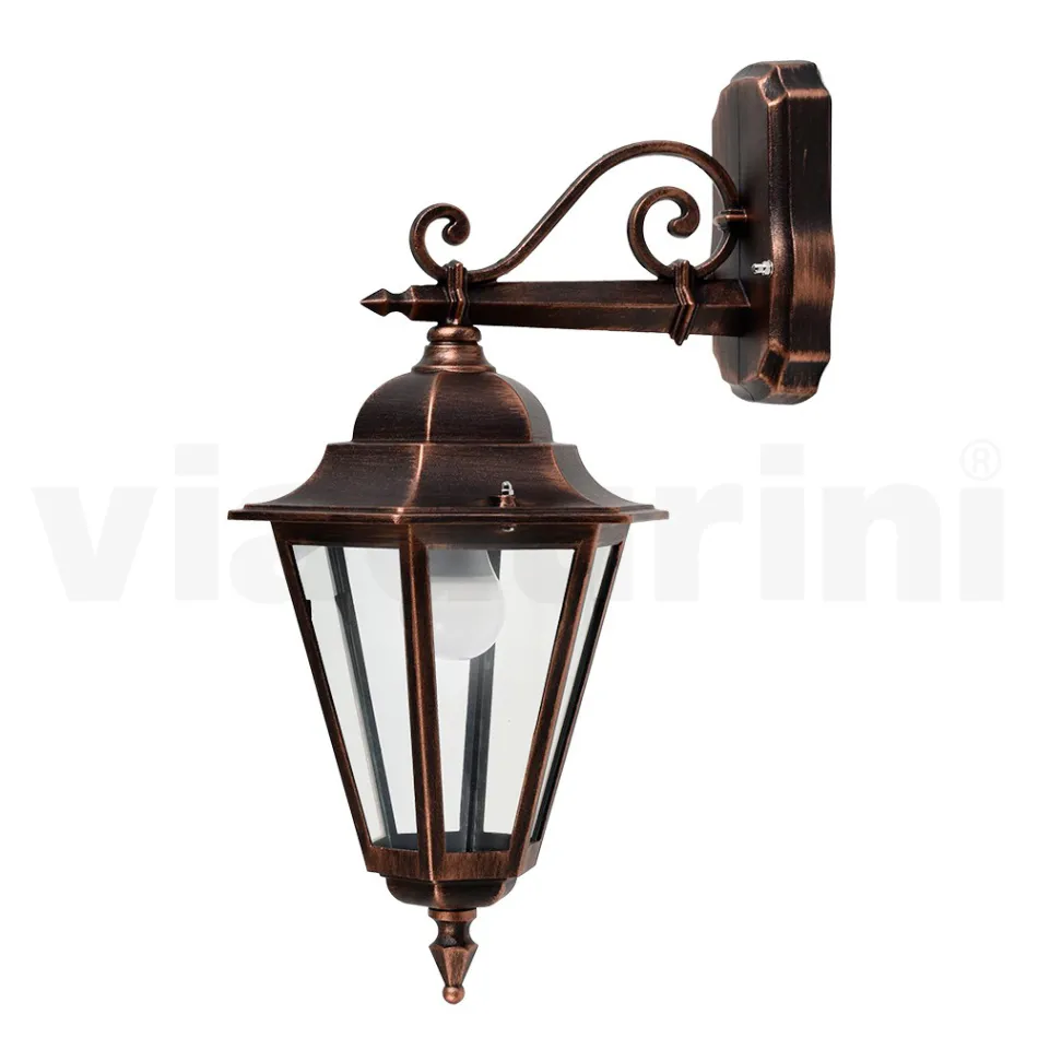 Gartenwandleuchte aus Aluminiumdruckguss Made in Italy - Pinako Viadurini