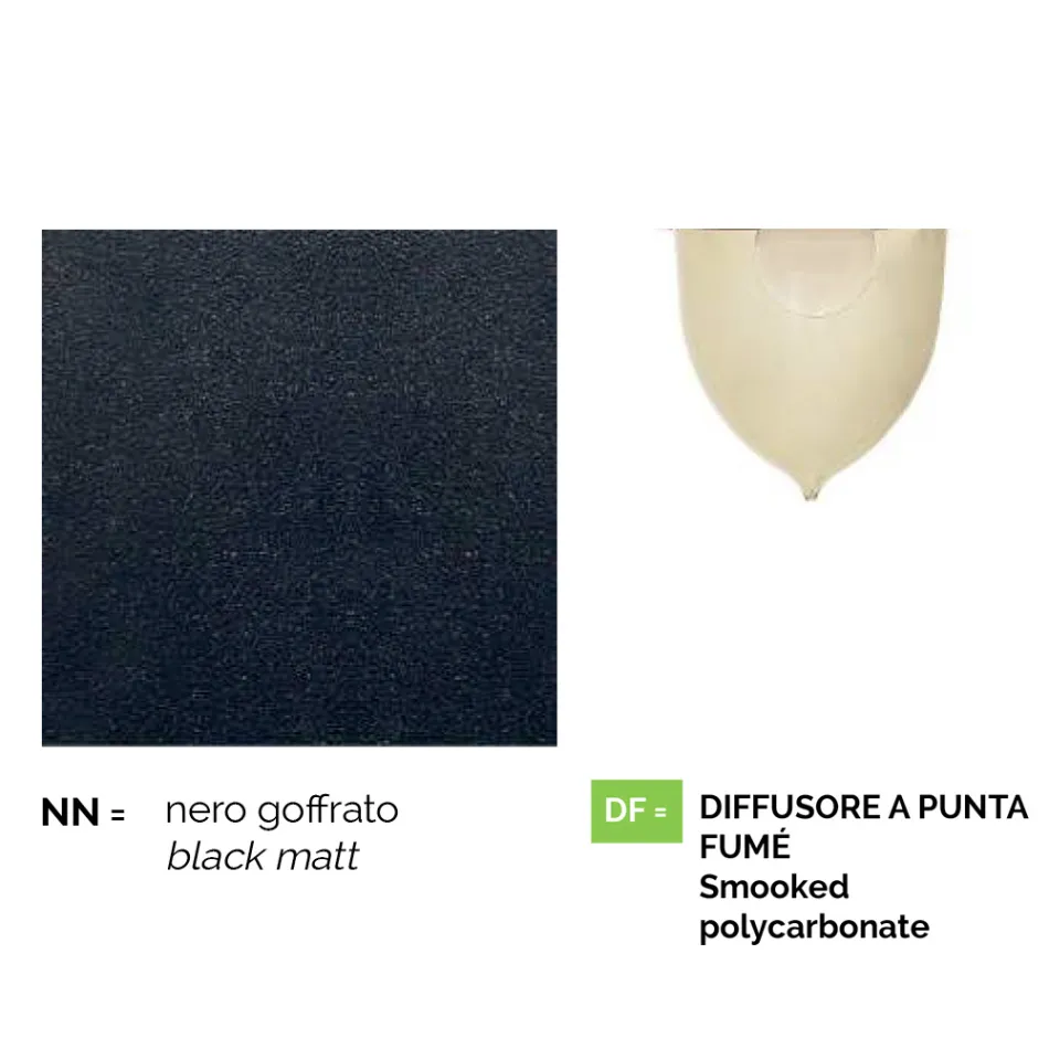 Gartenwandleuchte aus Aluminiumdruckguss, hergestellt in Italien, Anusca Viadurini