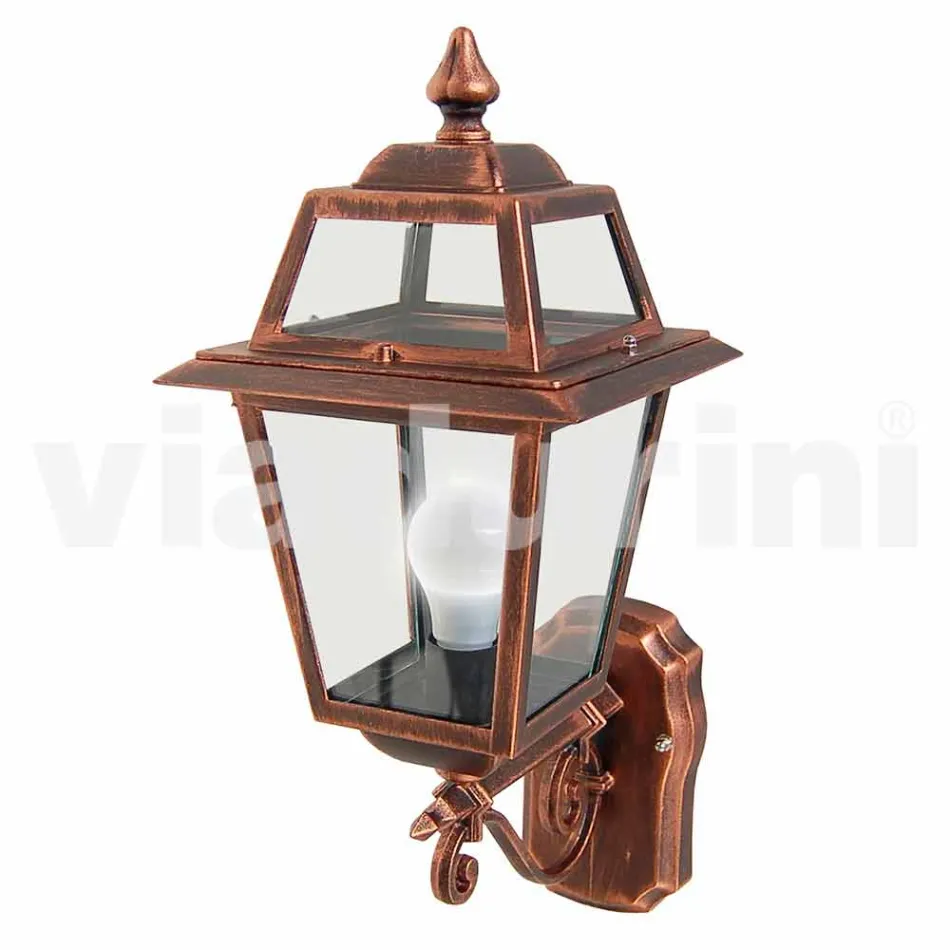 Kristel, eine Gartenwandleuchte aus Aluminium, hergestellt in Italien Viadurini