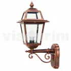 Kristel, eine Gartenwandleuchte aus Aluminium, hergestellt in Italien Viadurini