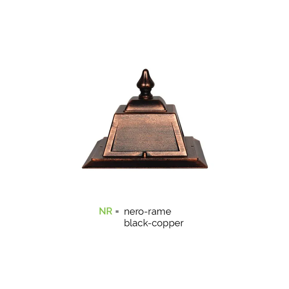 Außenwandleuchte aus Aluminium und Glas, hergestellt in Italien – Doroty Viadurini