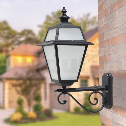 Außenwandleuchte aus Aluminium, hergestellt in Italien, Vintage – Vivian Viadurini