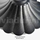 Deckenleuchte aus Acryl und schwarzem Aluminium Made in Italy - Trovanero Viadurini