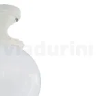 Deckenleuchte aus opalem Acryl und weißer Aluminiumstruktur - Trovabianco Viadurini