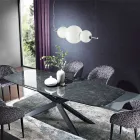 Handgefertigte Pendelleuchte aus geschichtetem venezianischem Glas - Jupiter Viadurini