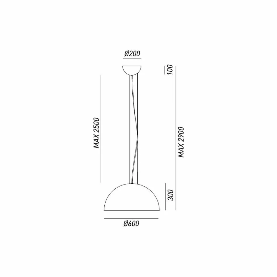 Hängeleuchte rustikalem Design Ø60 cm Galileo Il Fanale Viadurini